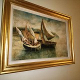 Tablou pictat pe p&acirc;nză cu ulei