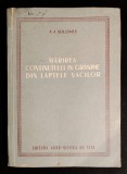 MARIREA CONTINUTULUI IN GRASIME DIN LAPTELE VACILOR 278pag Tiraj 4100 Lapte Vaca