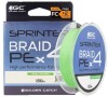 Fir Textil GOLDEN CATCH Sprinter PE X4 Lime Green, 5.9kg, 0.148mm, 150m