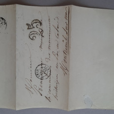 Scrisoare veche, anul 1852, Franta, pentru colectionari - A 3350