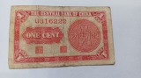 China -1 Cent 1939