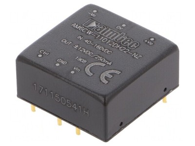 Convertor DC/DC 6W 40-160V la 12V/-12V foto