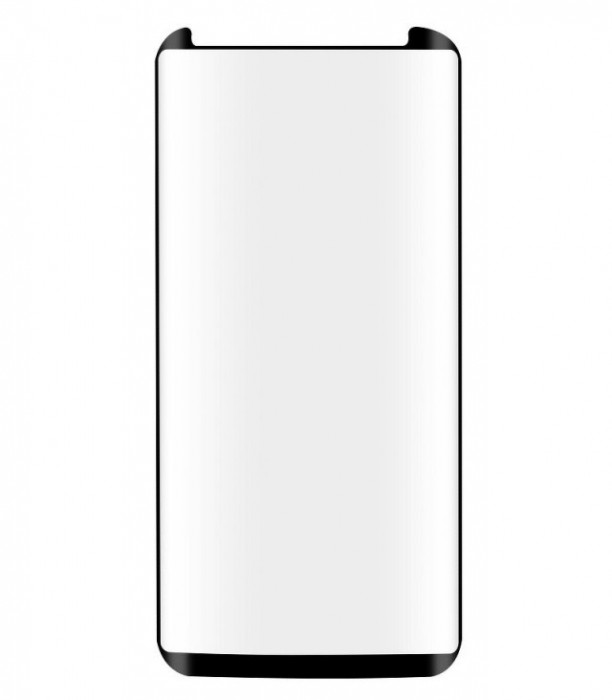 Folie plastic protectie ecran Full Cover margini curbate negre pentru Samsung Galaxy Note 8 (SM-N950)