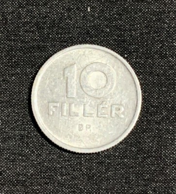 Moneda 10 filler 1964 Ungaria foto