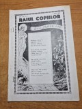 Revista pentru copii religioasa - raiul copiilor - din 4 mai 1947 - revista romano-catolica