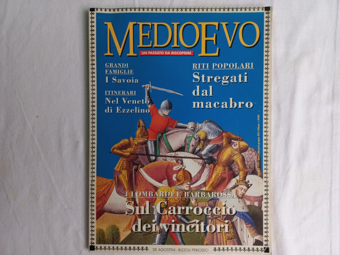 MEDIO EVO- UN PASSATO DA RISCOPRIRE, NR. 4/ 1997. DE AGOSTINI- RIZZOLI PERIODICI