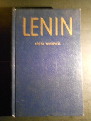 LENIN - OPERE COMPLETE, volumul 4 foto