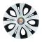 Set 4 Capace Roti Top Gri-Negru R17, Compatibil Cu Alfa Romeo