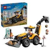 Buldoexcavator galben