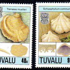 TUVALU 1989, Ciuperci, serie neuzata, MNH