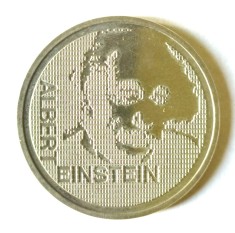 ELVETIA 5 FRANCI 1979 ALBERT EISTEIN UNC foto