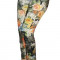 Pantaloni skinny, tineresti, cu imprimeu colorat cu flori