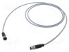 Cablu senzori/automatizări HARTING 4 pini PVC 2m M12 mamă-tată