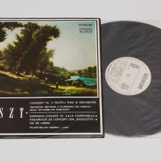 Franz Liszt - Concert nr 2 / Rapsodia Ungara - disc vinil, vinyl, LP NOU