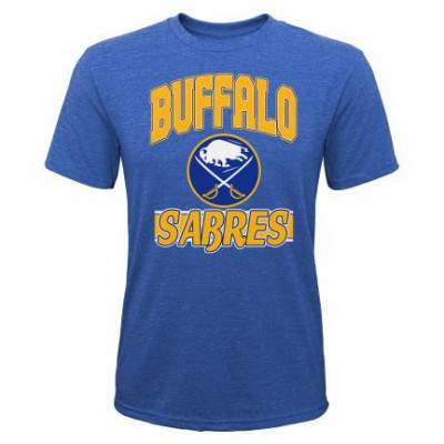 Buffalo Sabres tricou de copii All Time Great Triblend blue - Dětsk&amp;eacute; M (10 - 12 let) foto