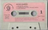 Peter Gabriel - Peter Gabriel (Caseta audio, Album) Label: Charisma, Stare buna, fara coperti