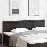 Tăblie de pat design simplu negru 200 cm piele ecologică