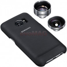 Protectie spate si obiectiv foto Samsung ET-CG935DBEGWW pentru Samsung Galaxy S7 Edge (Negru) foto