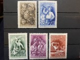 Cumpara ieftin PC182 - Ungaria 1951 Ziua internationala a copilului, serie MNH, 5v, Nestampilat