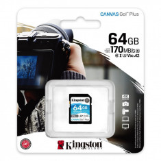 Kingston SD CARD KS 64GB CL10 UHS-I CANVAS GO PLS