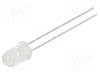 Dioda LED, 5mm, galbena, 1800...3000mcd, 20mA, 2...2,5V, KINGBRIGHT ELECTRONIC - L-7113SYCK