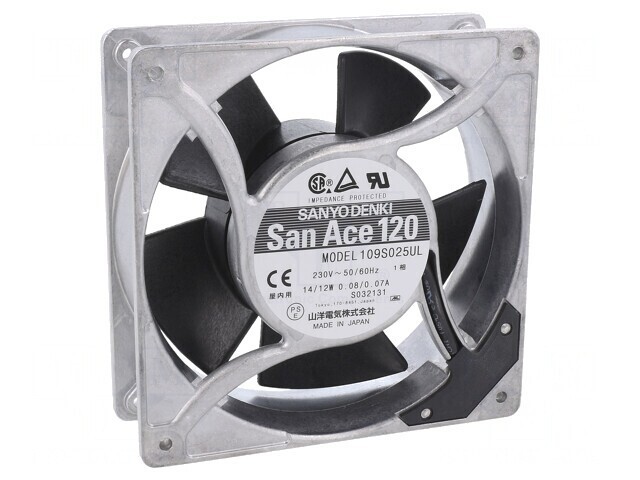 Ventilator AC Axial 120mm 141m3/h 40dBA cu Bilă