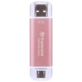 SSD 2TB External SSD USB 3.0 Type C/A Pink