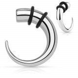 Expander &icirc;n formă de c&acirc;rlig, cu inele O de cauciuc - Diametru piercing: 5 mm
