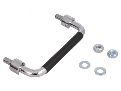 Manetă Oțel Cromat 43mm x 120mm x 10mm Fixare Șurub M8 foto