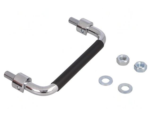 Manetă Oțel Cromat 43mm x 120mm x 10mm Fixare Șurub M8