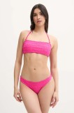 HUGO sutien de baie culoarea roz, cupa usor rigidizata, 50540216