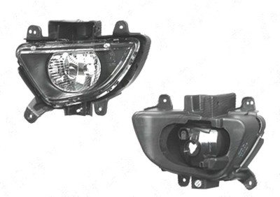 Proiector ceata Hyundai I30 (Fd), 03.2007-03.2012, fata, Dreapta, fabricat in Cehia, H27W/2 (GE881); negru, OE foto