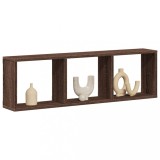 VidaXL Dulap de perete, stejar maro, 100x16x30 cm, lemn prelucrat