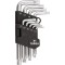 Set chei imbus cu profil torx scurte topex 35D960 HardWork ToolsRange