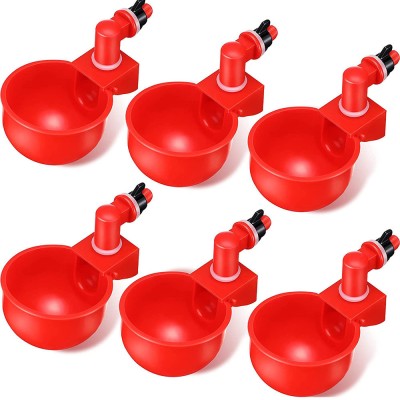 Set castroane pentru adapatori automate de pui, Rosu, 6 bucati foto