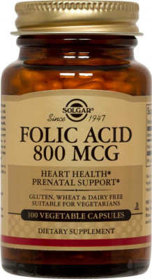 Folacin (Acid Folic) 800&amp;micro;g Solgar 100tbl foto