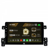 Navigatie Suzuki Grand Vitara (2005-2015), Android 12, B-Octacore 6GB RAM + 128GB ROM, 9 Inch - AD-BGB9006+AD-BGRKIT314