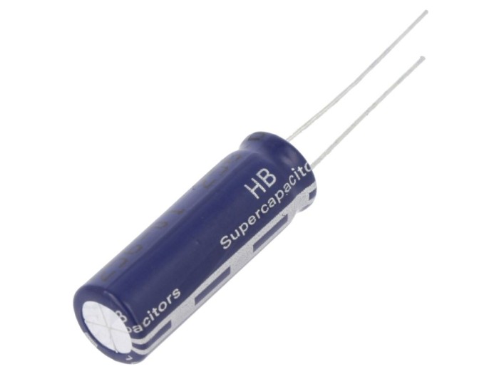Condensator supercondensator 10F 2,5V THT