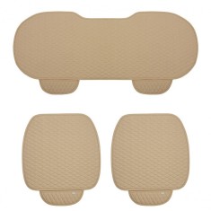 Huse de protectie MOTOR10 LXR-N pentru scaunele auto, set 3 piese, Crem