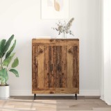 vidaXL Bufet Lemn Vechi 69,5 x 34 x 90 cm Lemn Ingineresc și Fier 881606