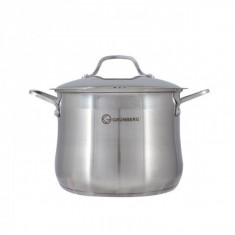 Oala inox cu capac 28cm 13.5L Grunberg GR3128 foto