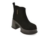 Ghete GRYXX negre, 8506, din piele intoarsa