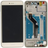 Huawei P8 Lite 2017 (PRA-L21) Capac frontal modul display + LCD + digitizer auriu