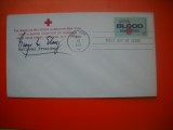 HOPCT PLIC S FDC NR 649 CRUCEA ROSIE NEW YORK 1971 /DONARE DE SANGE SUA -CIRCULAT