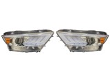 Set faruri tuning FORD MUSTANG, 01.2015-07.2018, version cu xenon headlamps; dynamic indicator; D1S; electrical; crom, transparent; TUNING; xenon,