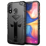 Cumpara ieftin Husa de Protectie pentru Samsung A10, HardCase, cu Suport pentru Telefon, Negru