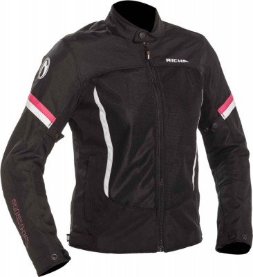 Geaca Moto Dama Richa Airbender Jacket Women, Negru/Roz, 3XL foto
