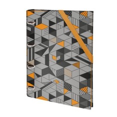 Caiet Mecanic A4 MILAN Cube, 100 File, 4 Inele de Prindere, Coperta Cartonata, Caiete Mecanice, Caiete Mecanice A4, Caiet Mecanic cu Inele, Caiet Meca foto
