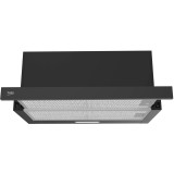 Hota incorporabila telescopica Beko HNT61520BH, 574 mc/h, 3 trepte, Iluminare LED, 1 motor, Clasa A