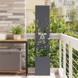 vidaXL Ecran de intimitate pentru grădină Antracit 32 x 140 cm 876415